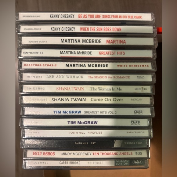 14 country cd’s KENNEY CHESNEY, Shania Tim McGraw,Faith Hill,Garth Brooks - Picture 3 of 3